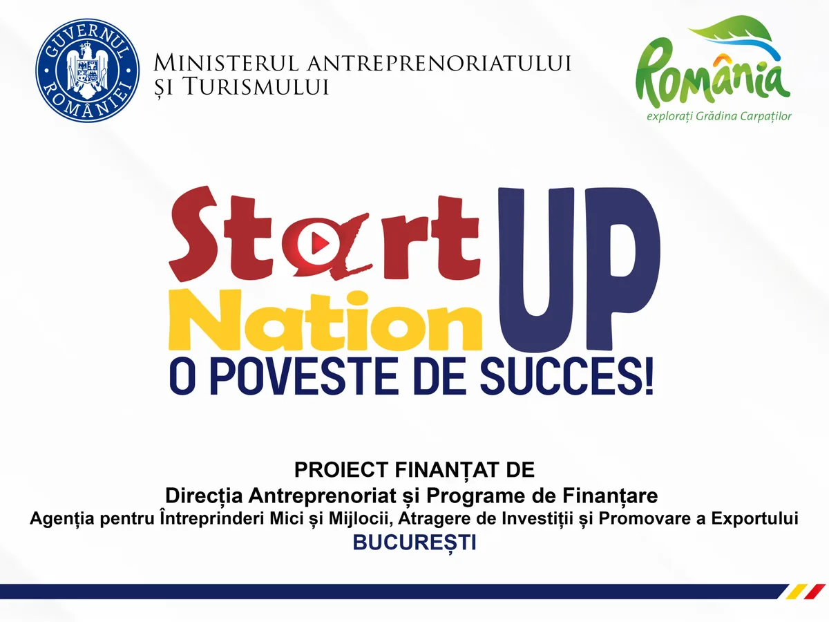 Plăcuță informativă Start-Up Nation — București
